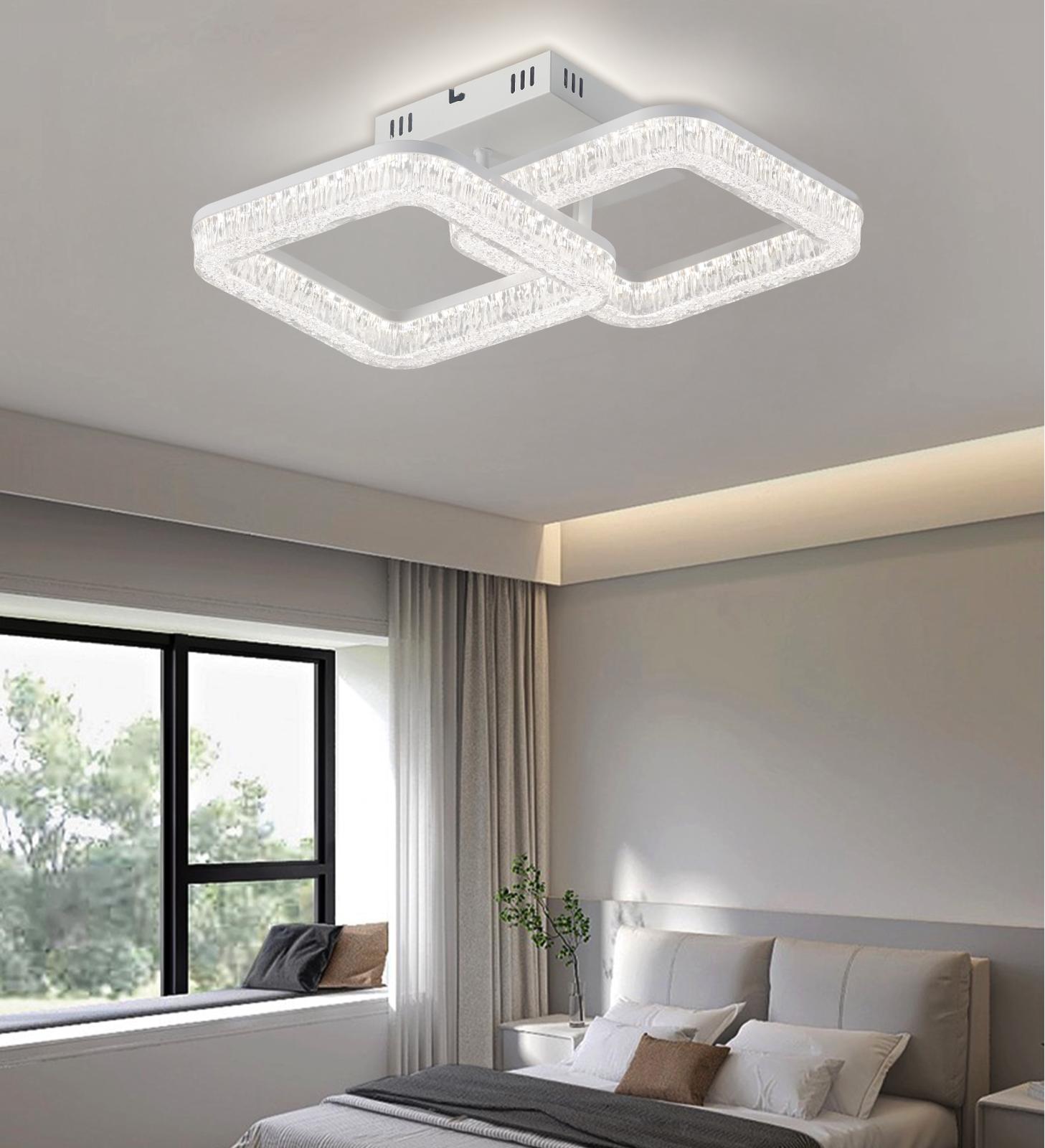 Lustra Led Zoralia 2 Patrate D470 80W