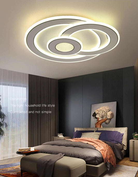 Lustra LED Paloma, Telecomanda Wifi 2.4G, 120W