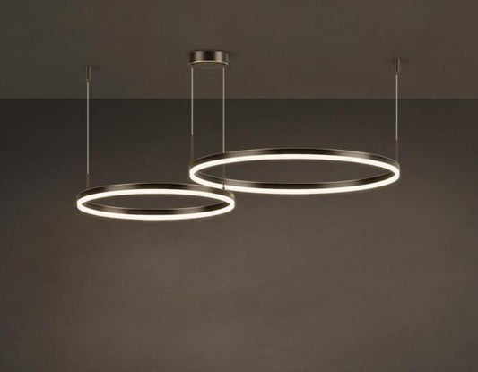 Lustra LED Maro Aventis 2 Cercuri 40+60 114W