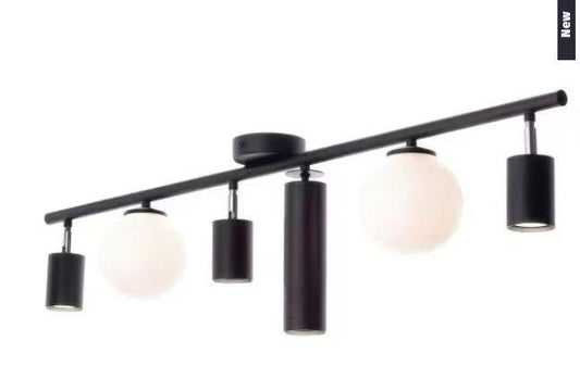 Lustra Neagra Helenns D850 2 Globuri Albe