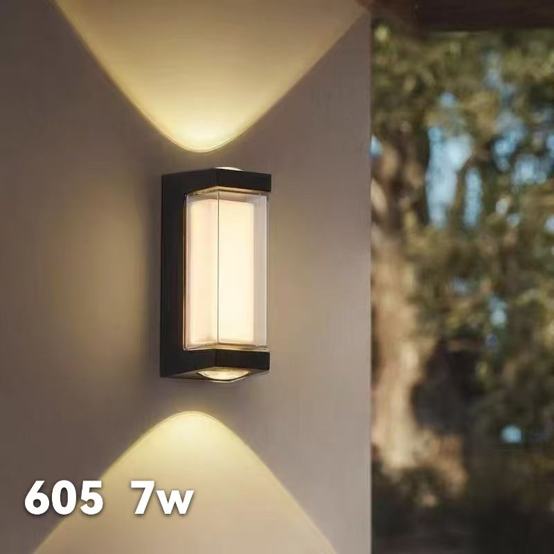 Aplica de Exterior Thyrene Neagra 7W IP65