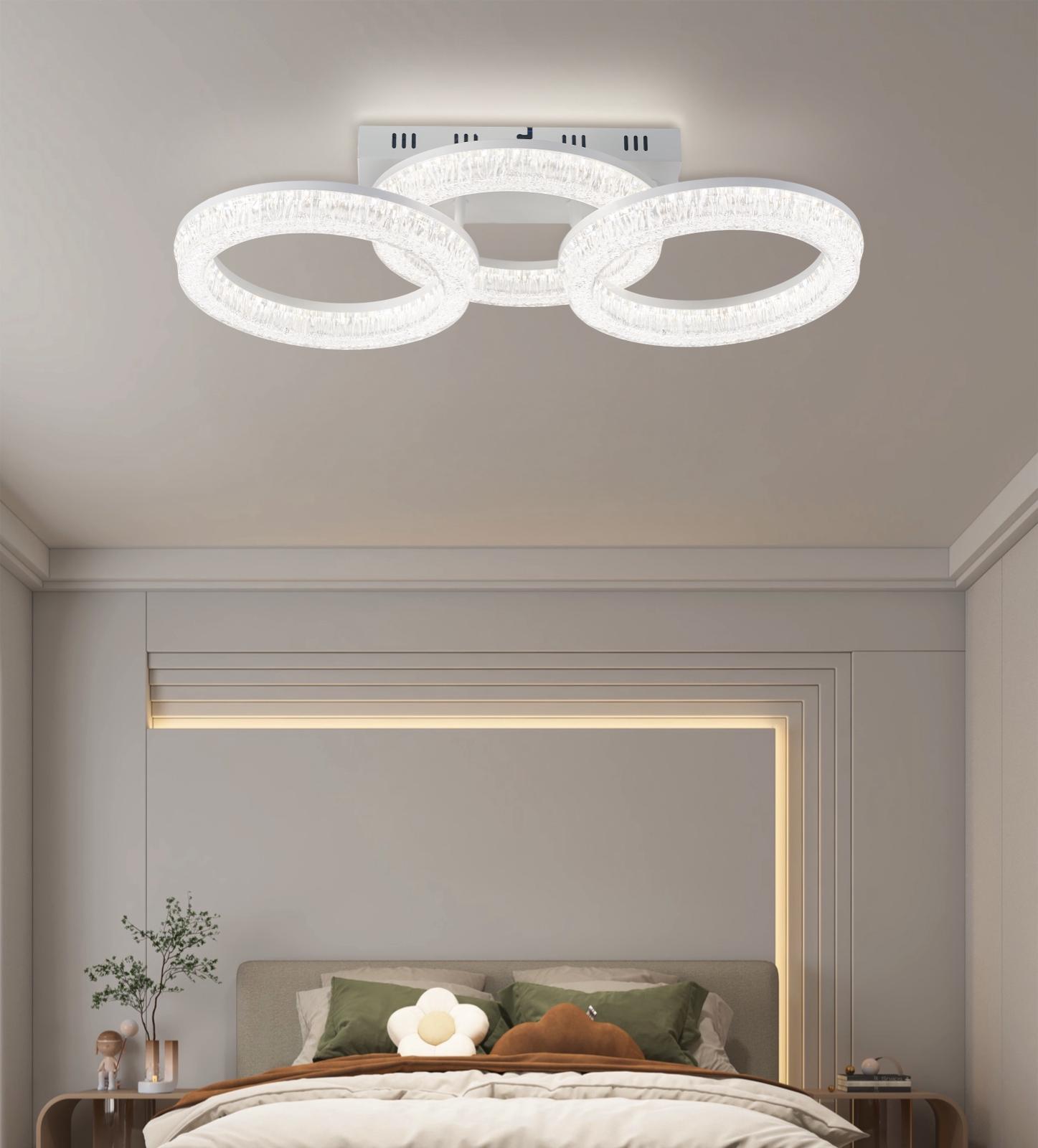 Lustra Led Panthea 3 Cercuri D610 120W