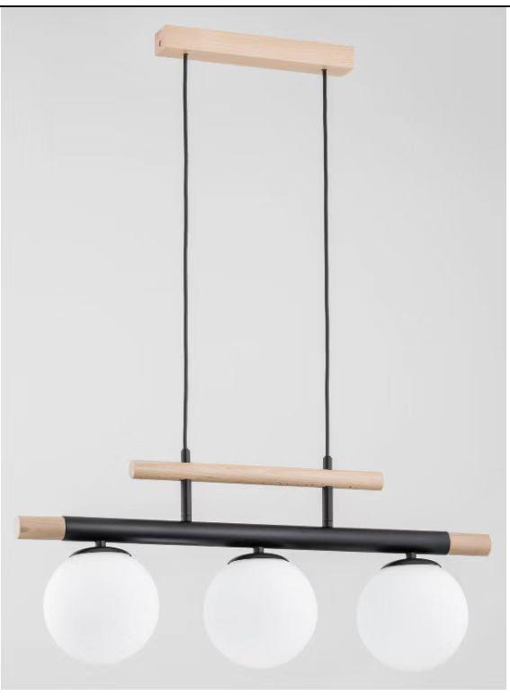 Lustra 3 Globuri Albe Bellona D600 3XE27