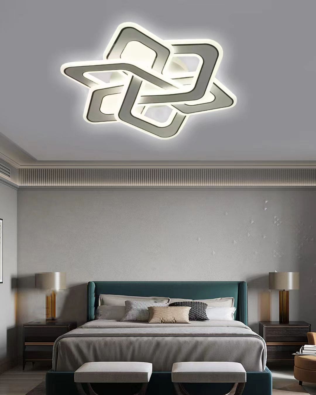 Lustra LED Violetta cu Telecomanda Wifi 2.4G