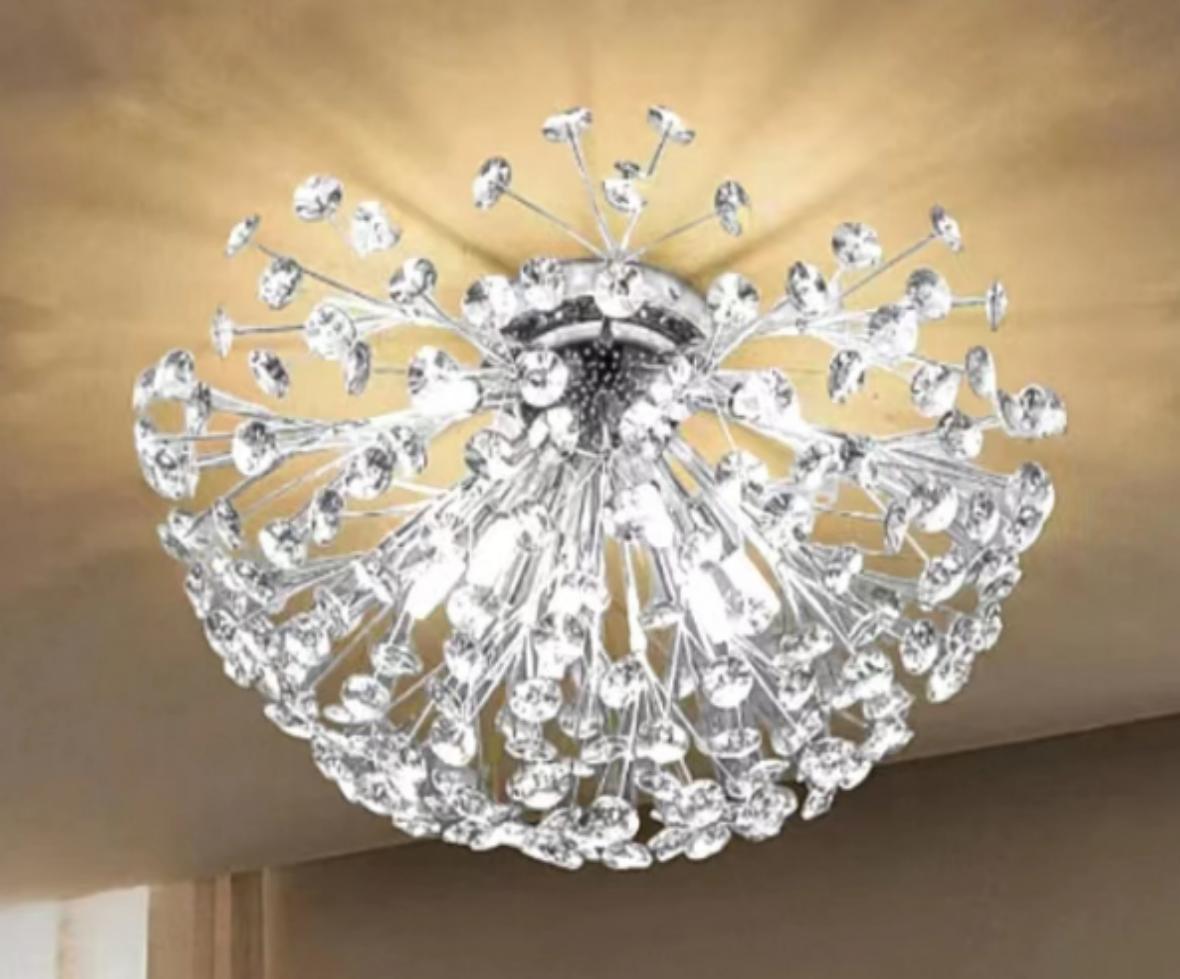 Lustra Argintie Eleganta Paola D600mm G9