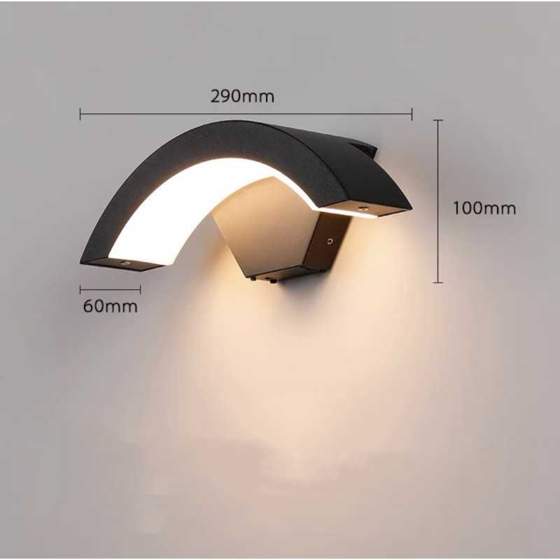 Aplica LED Exterior Jasira 9W 4000K