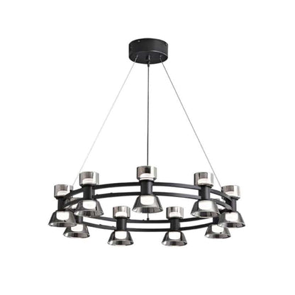 Lustra LED Moderna 9 Noemi 54W Lumina Neutra