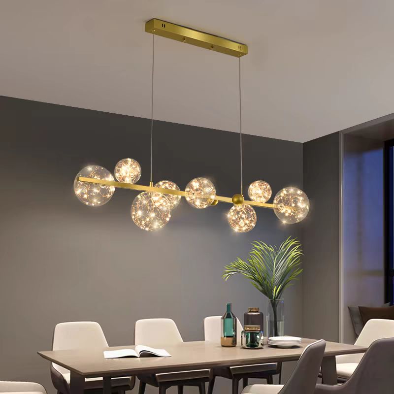 Lustra LED Aurie Wenna 8 Globuri 70W