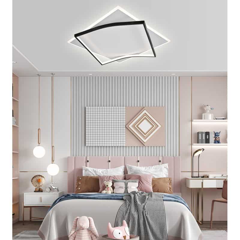 Lustra LED Paisley 50CM cu Telecomanda, 142W