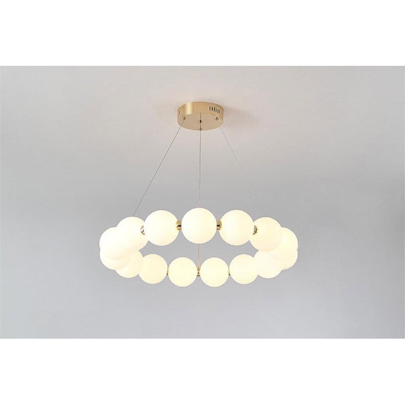 Lustra LED Moderna Sabrinne 14 Globuri Albe, 40W