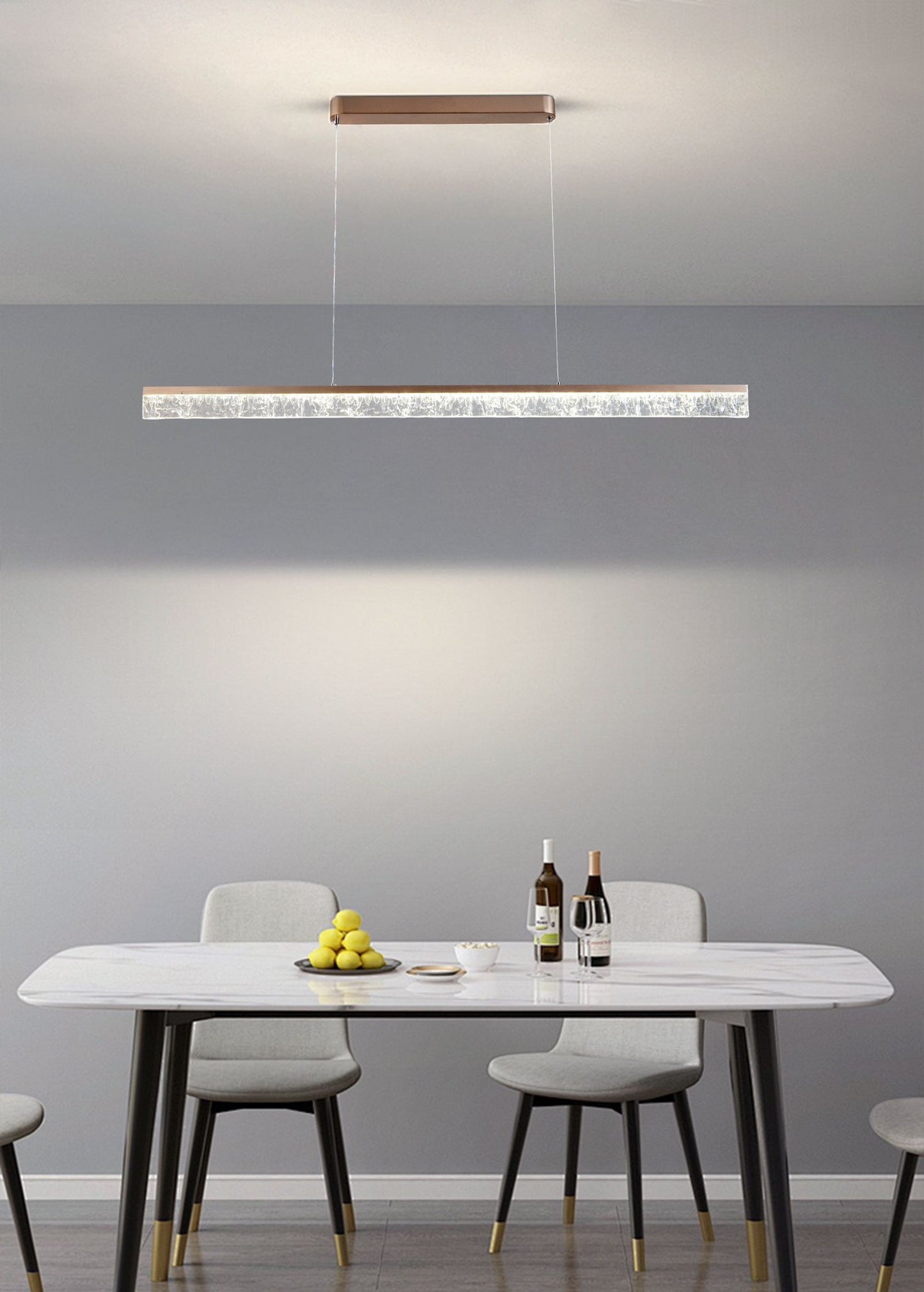 Lustra LED Bara Idris, Telecomanda, Dimabil