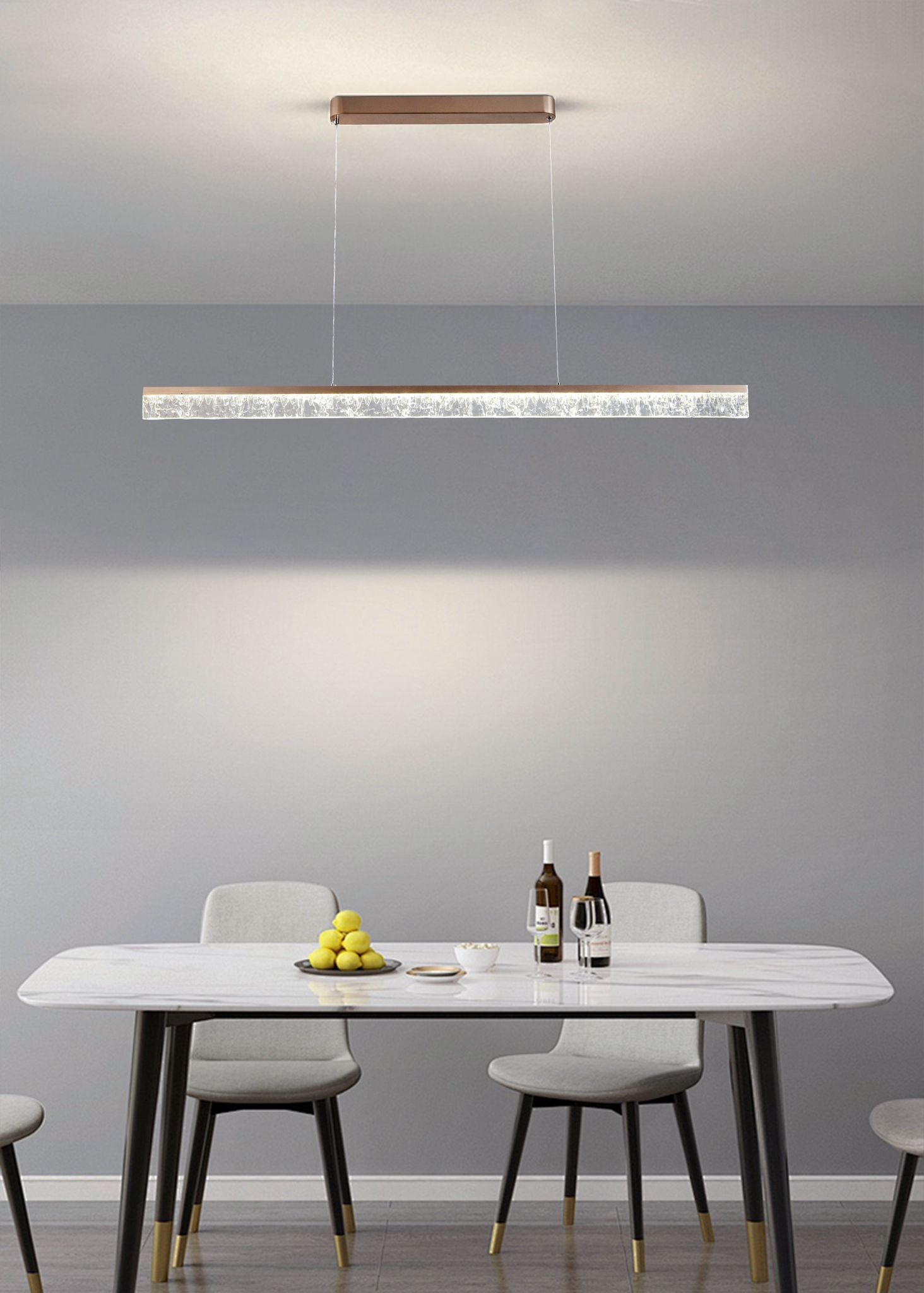 Lustra LED Bara Idris, Telecomanda, Dimabil