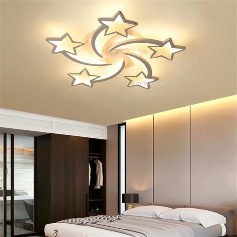 Lustra LED Stele cu Telecomanda Wifi 2.4G Intensitate reglabila