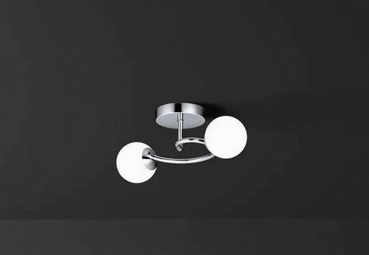 Lustra Argintie Selandra 2 Globuri D500 E27