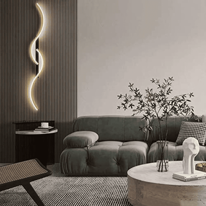 Aplica LED Isla 60cm Negru &amp; Gold Moderna 32W