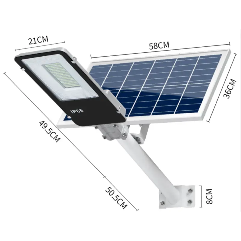 Lampa Incarcare Solara 300W, Telecomanda, Suport Metalic, Senzor de Lumina