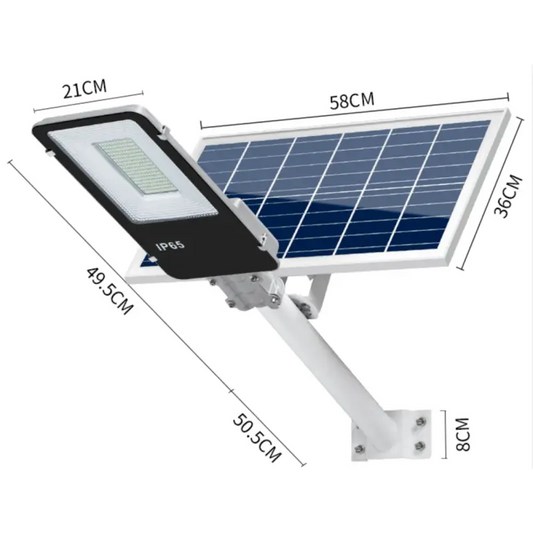Lampa Incarcare Solara 300W, Telecomanda, Suport Metalic, Senzor de Lumina