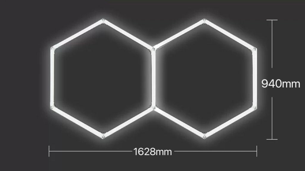 Tavan Hexagon Led Jessamy 2X940MM 77W