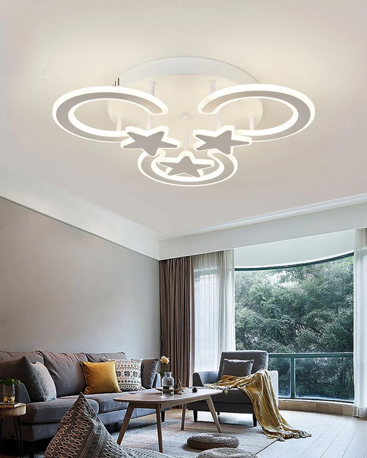 Lustra LED Stele Bianne 63×2w D470×H110mm Telecomanda