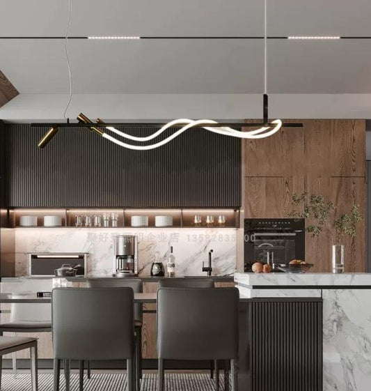 Lustra LED Moderna Chare 75W 1200mm Telecomanda