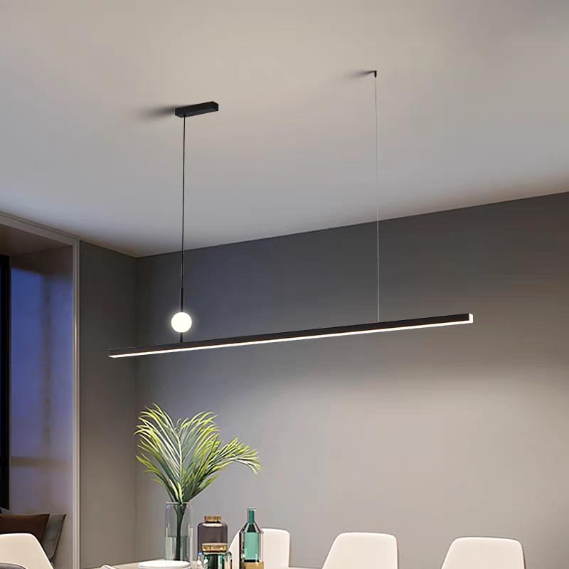 Lustra LED Neagra Sparkia Suspendata 56W