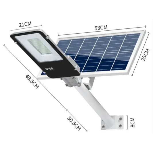 Lampa Incarcare Solara 200W, Telecomanda, Suport Metalic, Senzor de Lumina