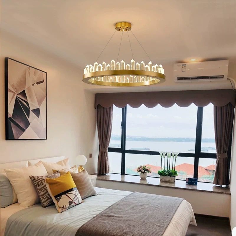 Lustra LED Aurie Karisa 86W D40cm Cristal