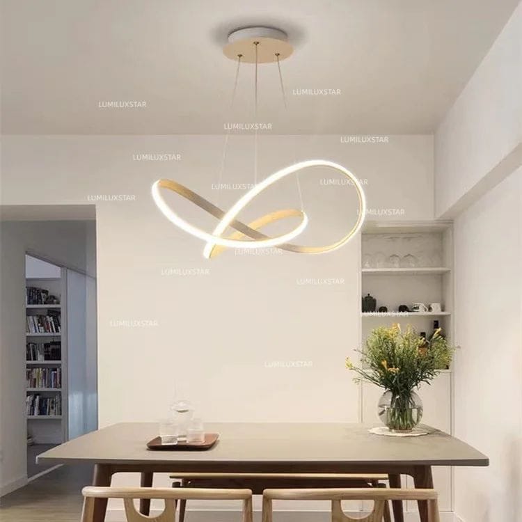 Lustra LED Suspendata Perpetua 140W, D500, Telecomanda