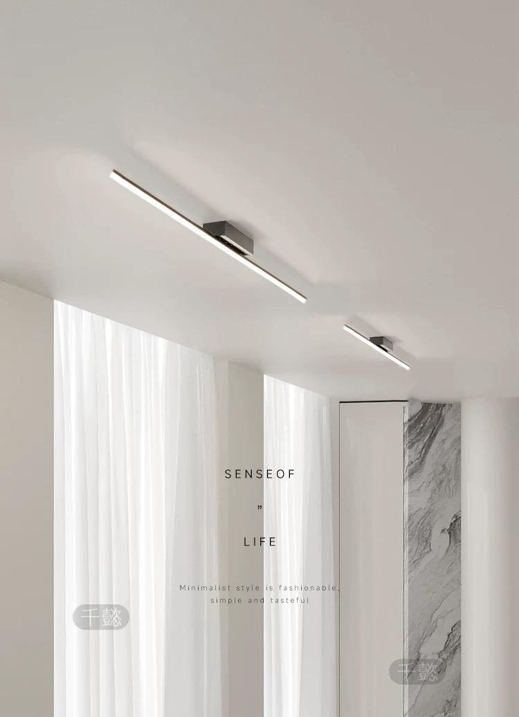 Lustra LED Neagra Adira 20×2w 100cm Telecomanda