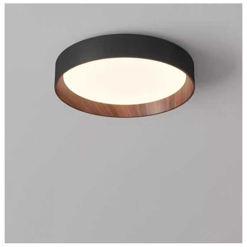 Plafoniera Led Neagra Clares D400 72W