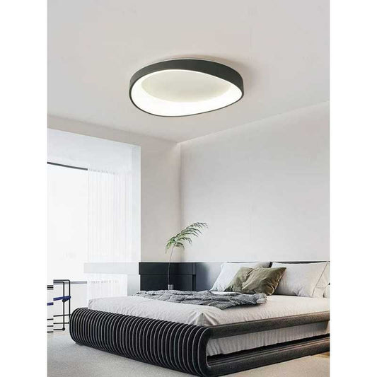 Lustra Led Neagra Amarra D480 124W