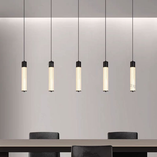 Lustra Led tip Pendul Basilia Negru D800 25×2w