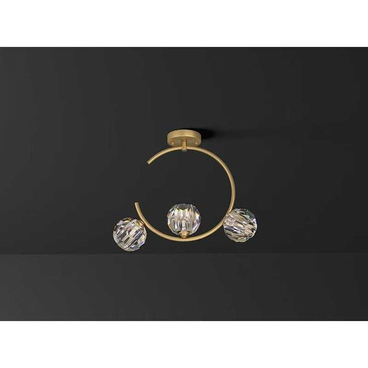 Lustra Aurie Amparo 3 Globuri G9