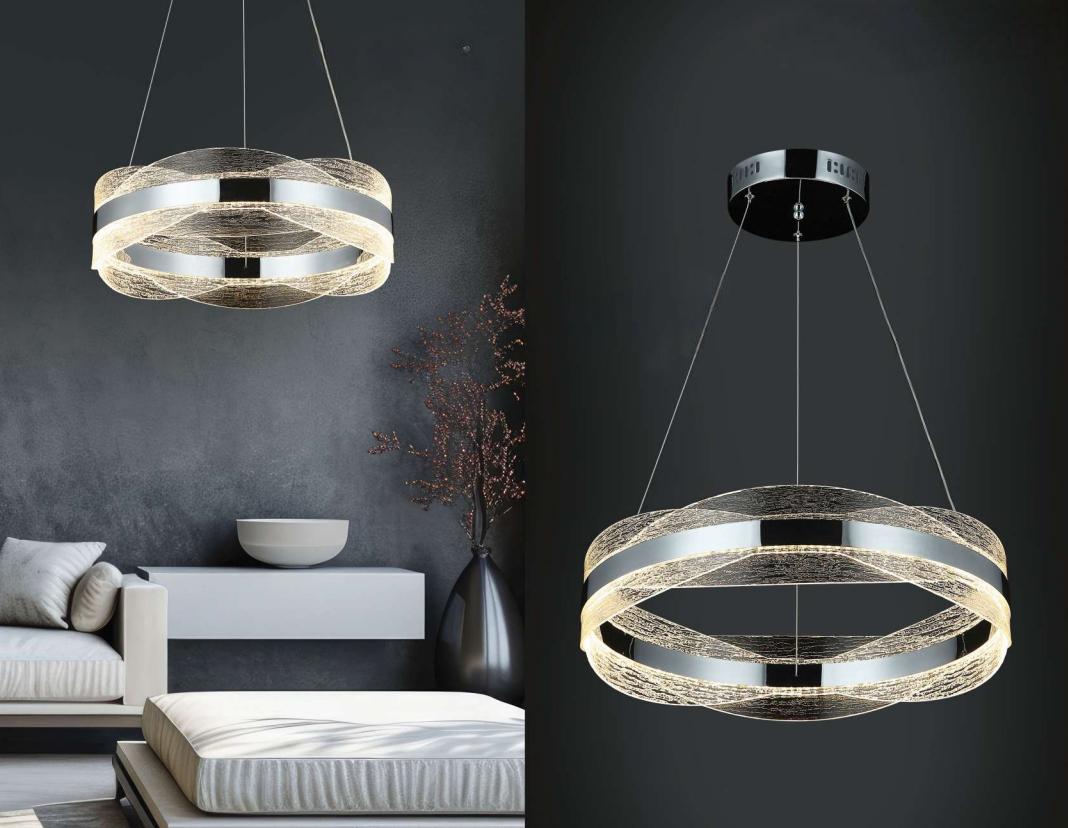 Lustra Rotunda Celesse tip Cerc D400 100W Telecomanda