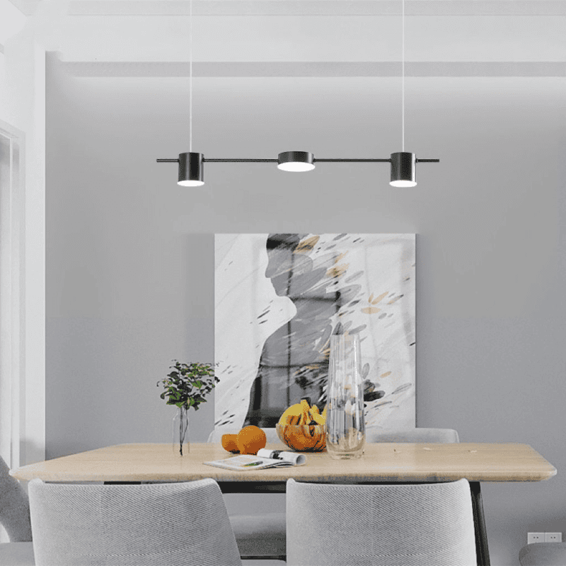 Lustra LED Neagra 30W, Telecomanda Wifi 2.4G