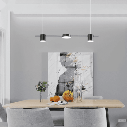 Lustra LED Neagra 30W, Telecomanda Wifi 2.4G