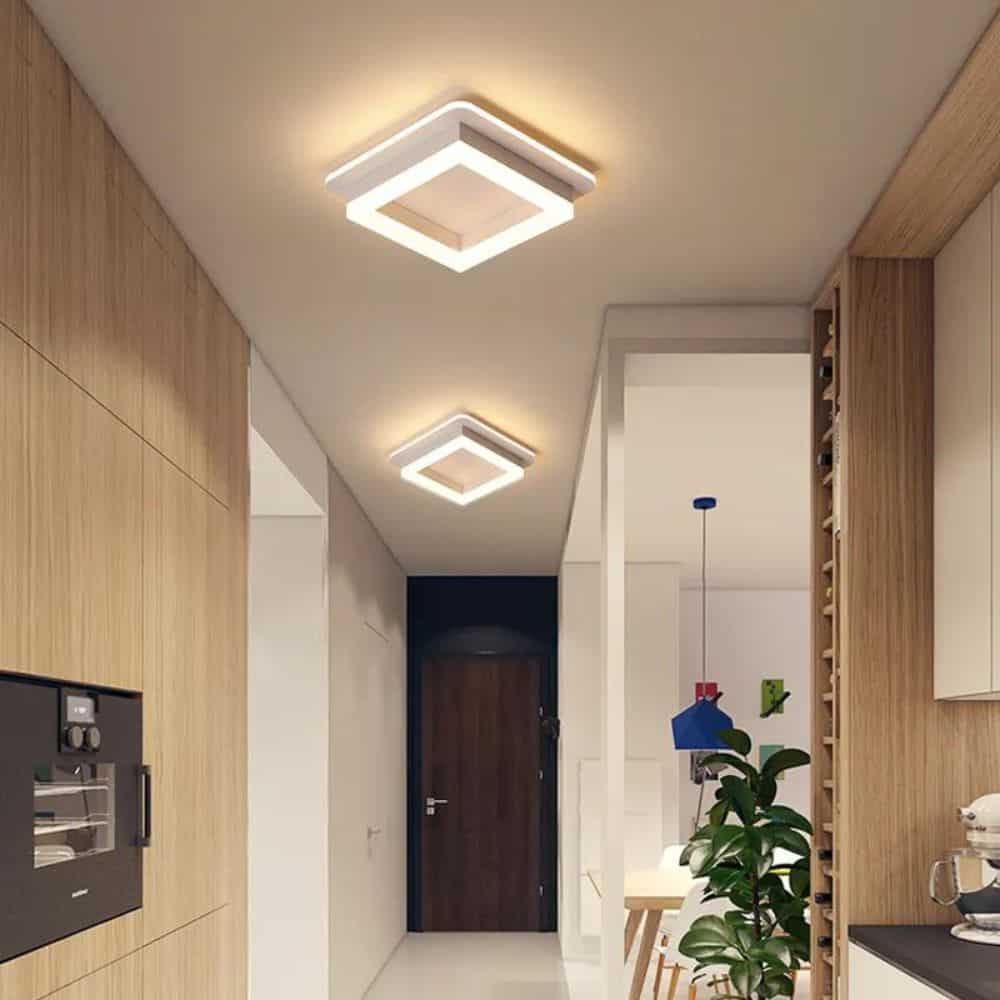 Plafoniera Led Aletheia White Patrat 41W
