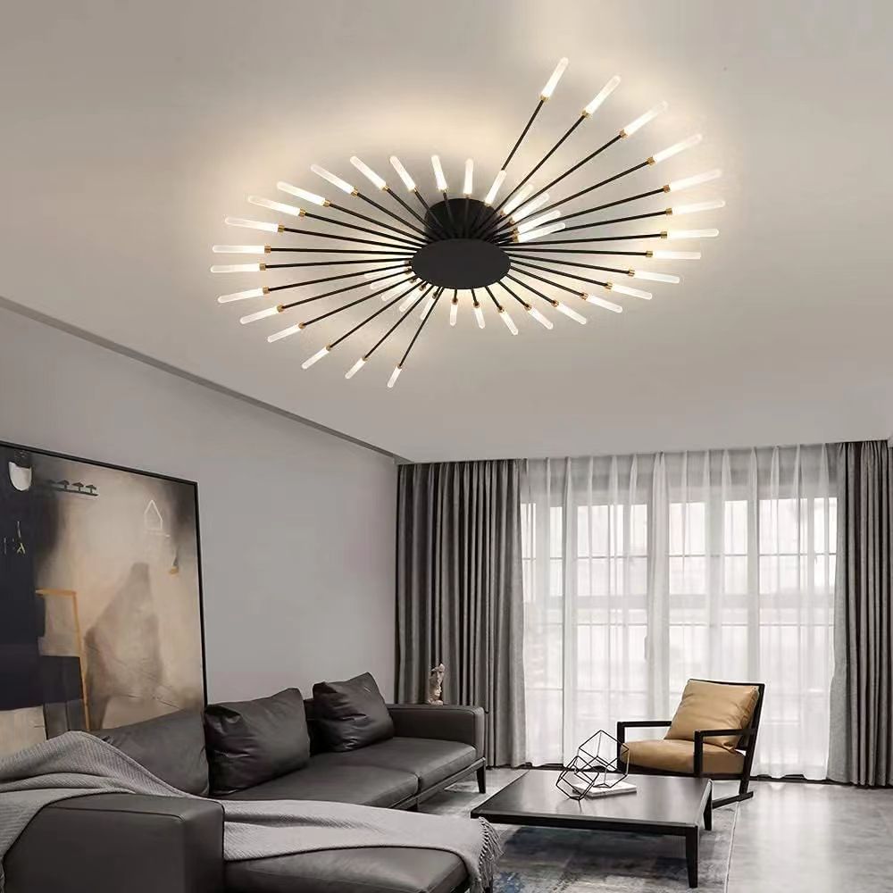 Lustra LED Neagra Zelena 112w D1050×H90mm