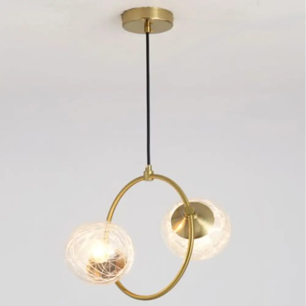 Lustra Suspendată Letice, Tip Glob, Aurie, Eleganta, 60W