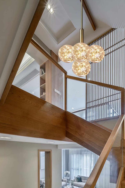 Lustra Led Lysera 5 Globuri 36w 330×H1000mm