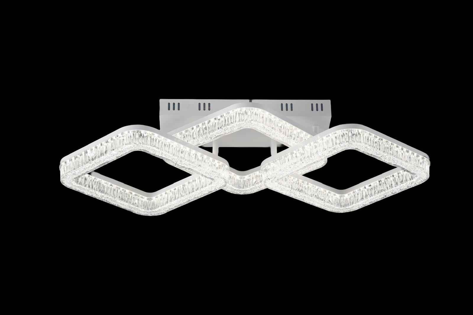 Lustra Led Lavena 2 Patrate D650 120W
