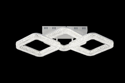 Lustra Led Lavena 2 Patrate D650 120W