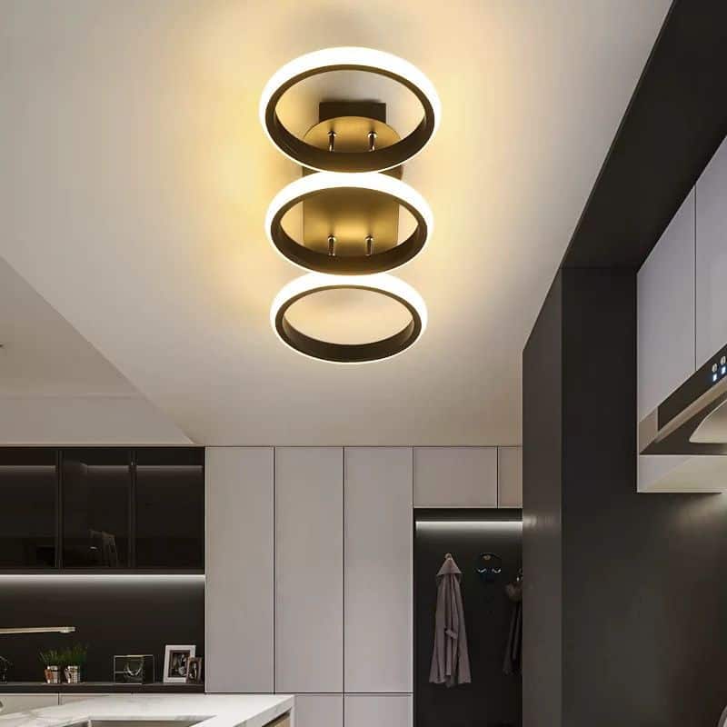 Lustra Led Theora 3 Cercuri 33×2w 670×210×H90mm