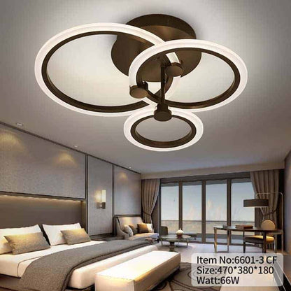 Lustra LED Maro 3 Cercuri cu Telecomanda Wifi 2.4G