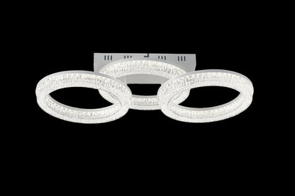 Lustra Led Panthea 3 Cercuri D610 120W