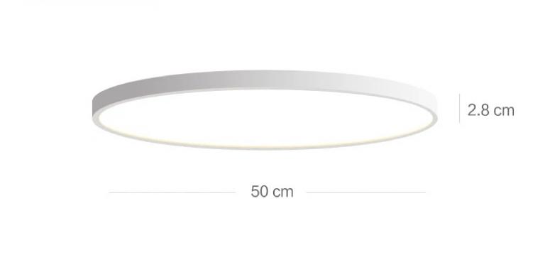 Plafoniera Led Alba Justina, Subtire 60w, D500
