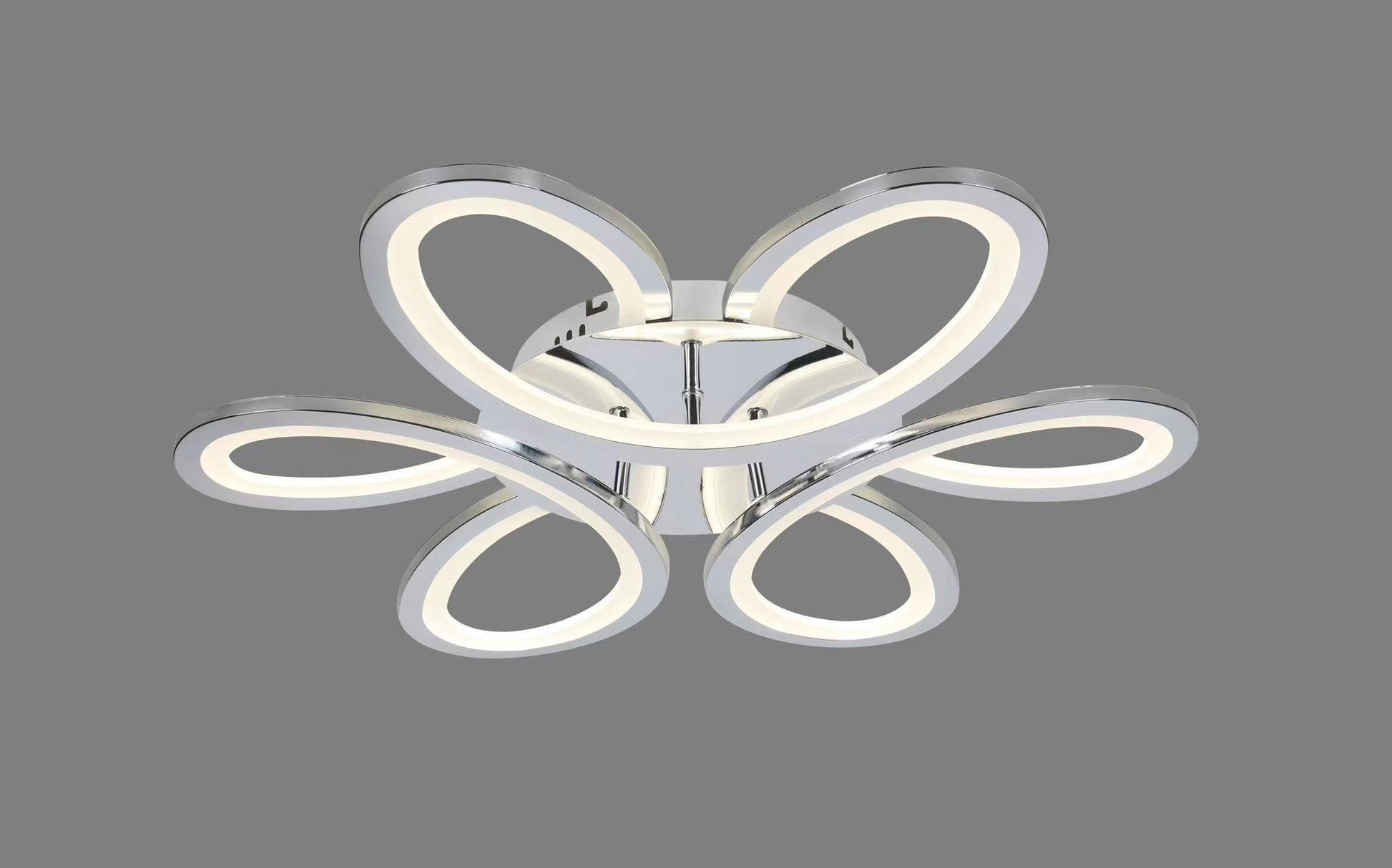 Lustra LED Nefeli Crom, D630, Telecomanda