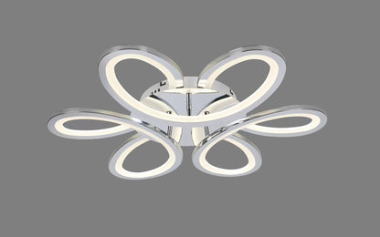 Lustra LED Nefeli Crom, D630, Telecomanda