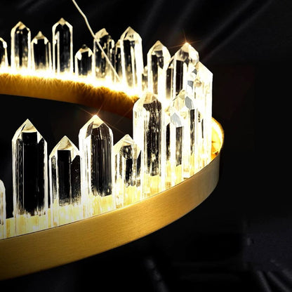 Lustra LED Aurie Karisa 86W D40cm Cristal