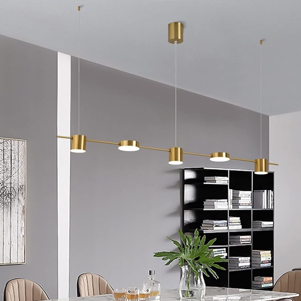 Lustra LED Layla Gold 5 Surse Iluminat 60W